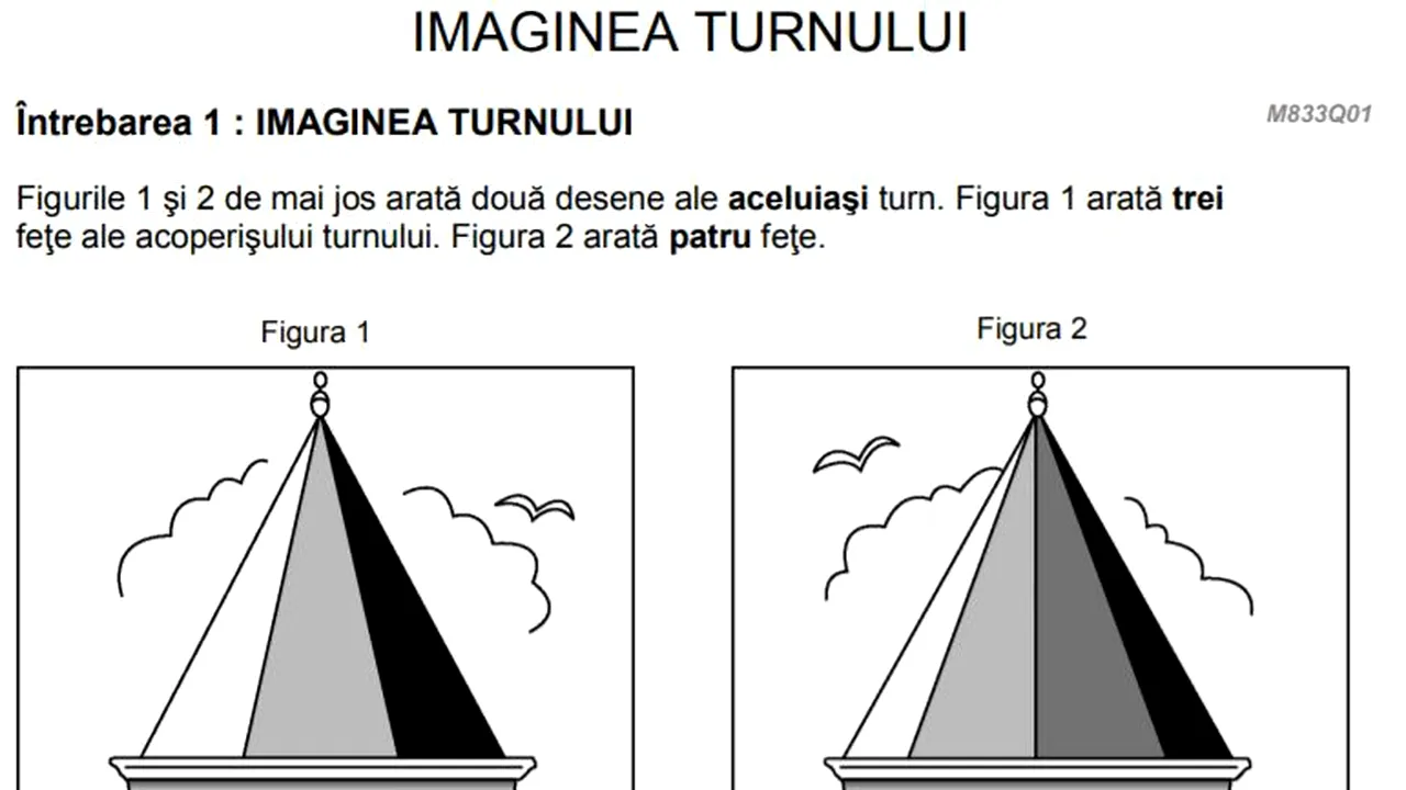 Cum arată un model de test PISA. Ce tip de subiecte au avut de rezolvat elevii în anul 2015