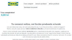 IKEA a început să vândă online. Cum funcţionează şi cât costă serviciul disponibil pentru toată ţara