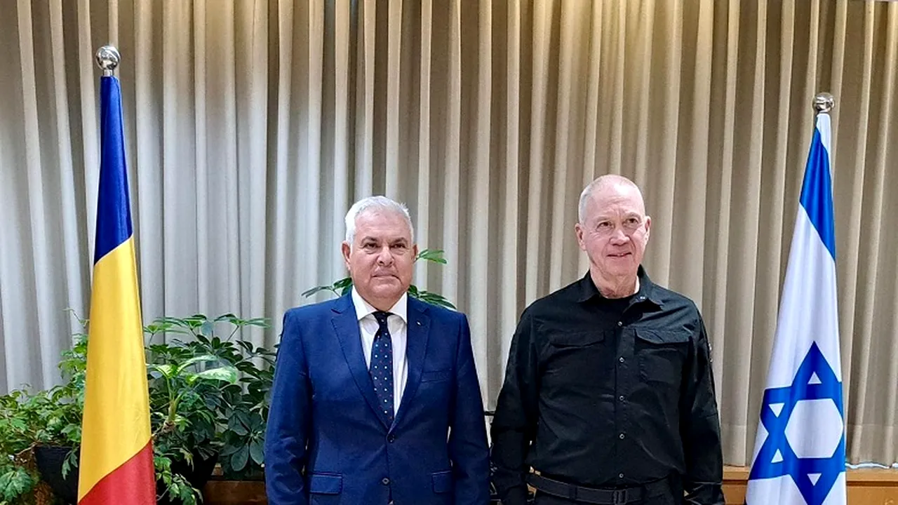 Ministrul apărarii, Angel Tîlvăr, întrevedere cu omologul israelian