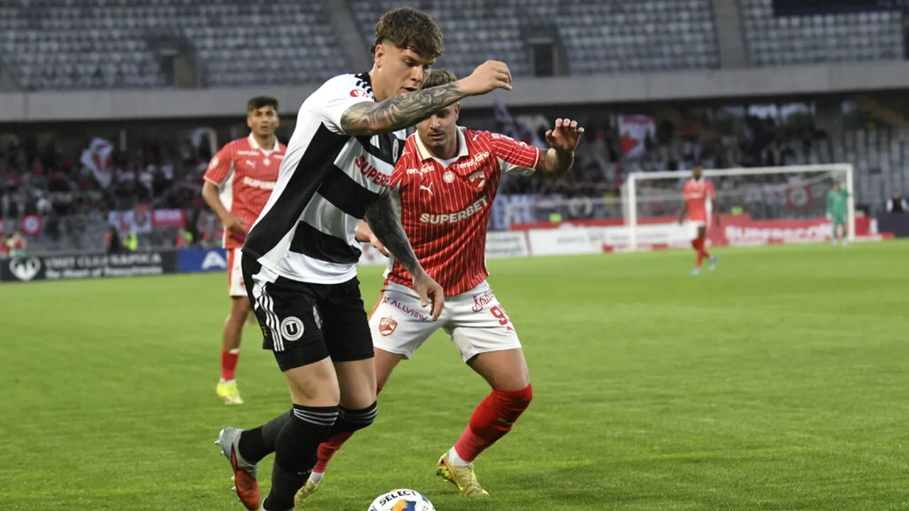 Universitatea Cluj remizează cu Dinamo București în ultima etapă din play-off, în Superliga de fotbal