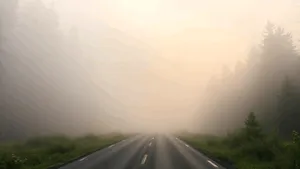 Cod galben de ceață și polei în mai multe județe din Moldova