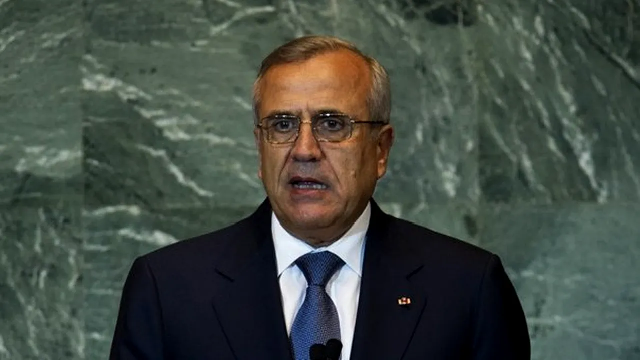 Preşedintele Libanului, Michel Sleiman, primit la Palatul Cotroceni
