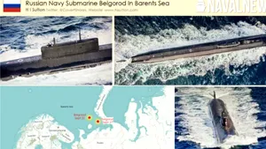 Au fost publicate imagini cu submarinul rusesc Belgorod, dat dispărut în Arctic. Acesta se află în Marea Barents şi există temeri că Rusia ar testa torpila nucleară Poseidon. Noi informaţii despre distrugerea conductelor Nord Stream din Marea Baltică