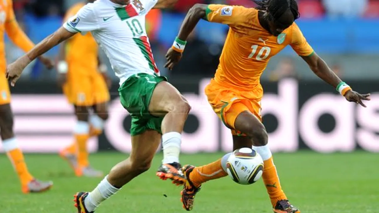 Coasta de Fildeş - Portugalia, scor 0-0, în Grupa G a Cupei Mondiale