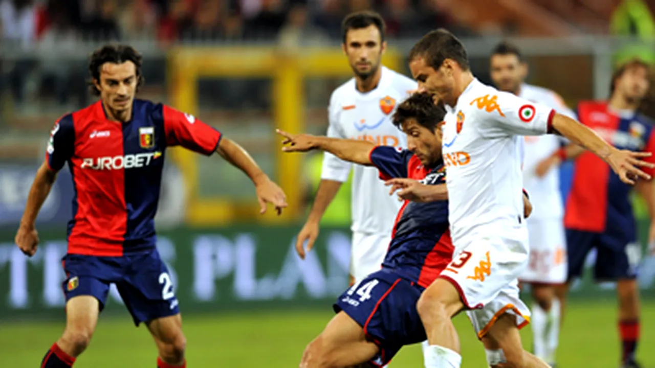 AS Roma învinsă în deplasare de Genoa, scor 3-1