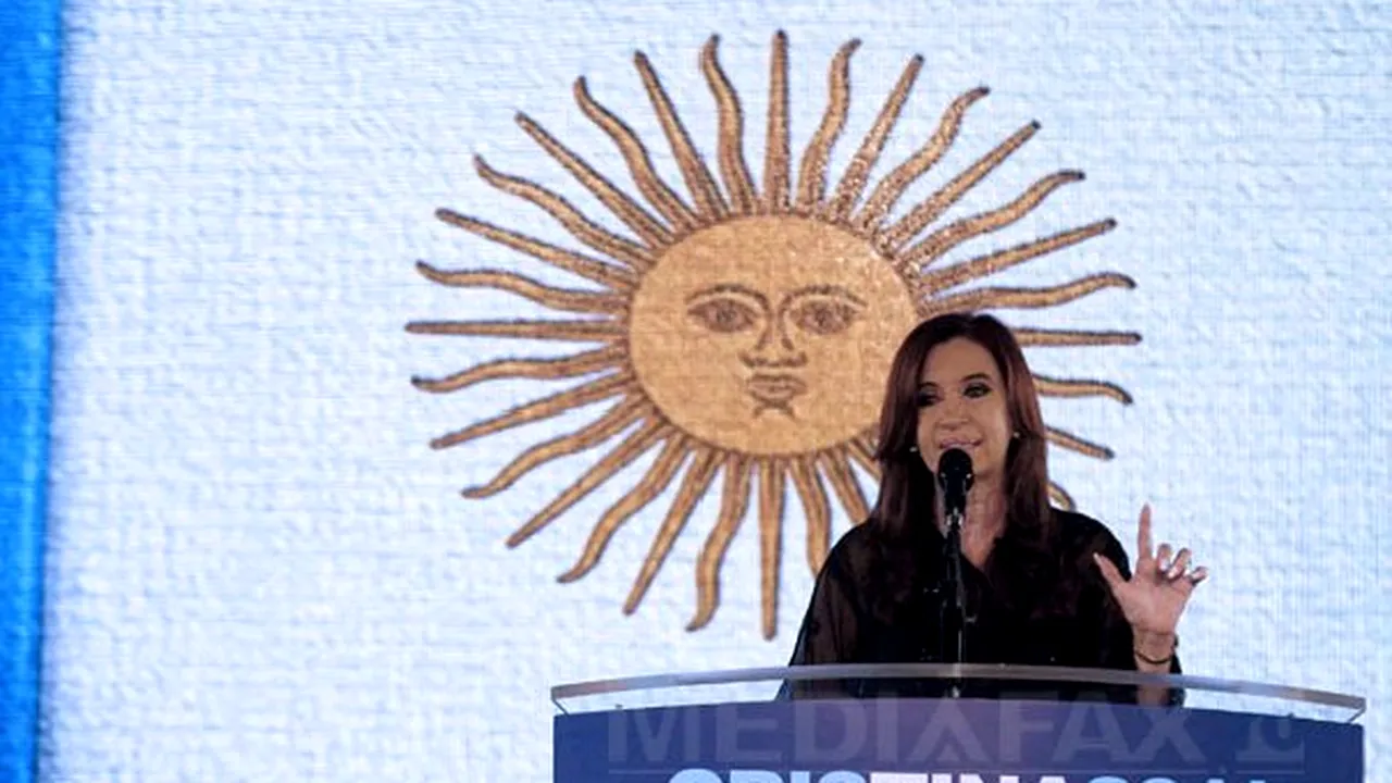 Cristina Kirchner a obţinut din primul tur un nou mandat de preşedinte al Argentinei