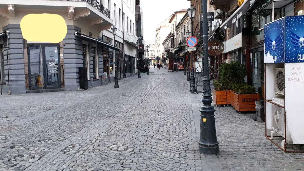 O cafenea din Centrul Vechi care era deschisă a fost amendată cu 70.000 de lei