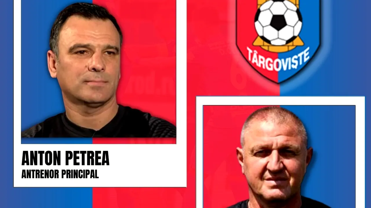 Anton Petrea e noul antrenor al Chindiei Târgovişte