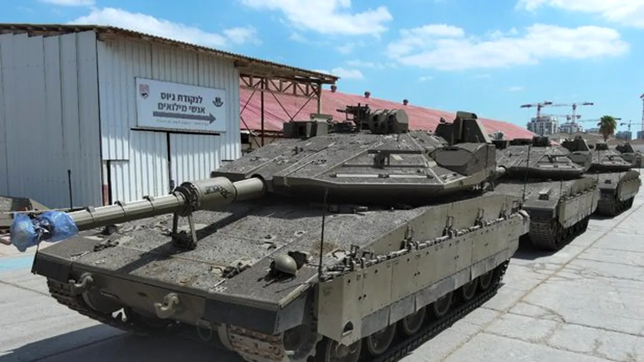 Militarii israelieni au primit noile tancuri Barak, cu inteligenţă artificială, senzori şi camere