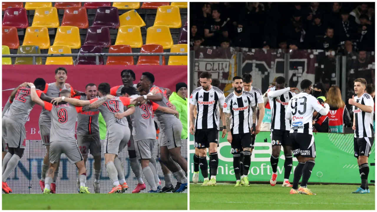 FCSB - U Cluj. Doar o înfrângere în ultimele 26 meciuri din campionat