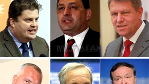 Şase politicieni acuzaţi de ANI de conflict de interese: Stolojan, Iohannis, Vanghelie, Căncescu, Constantinescu, Florin Popescu