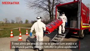 O zi din viaţa militarilor SMURD, eroi în plină epidemie:  “Tati, ai grijă de tine, să nu vii bolnav acasă!”