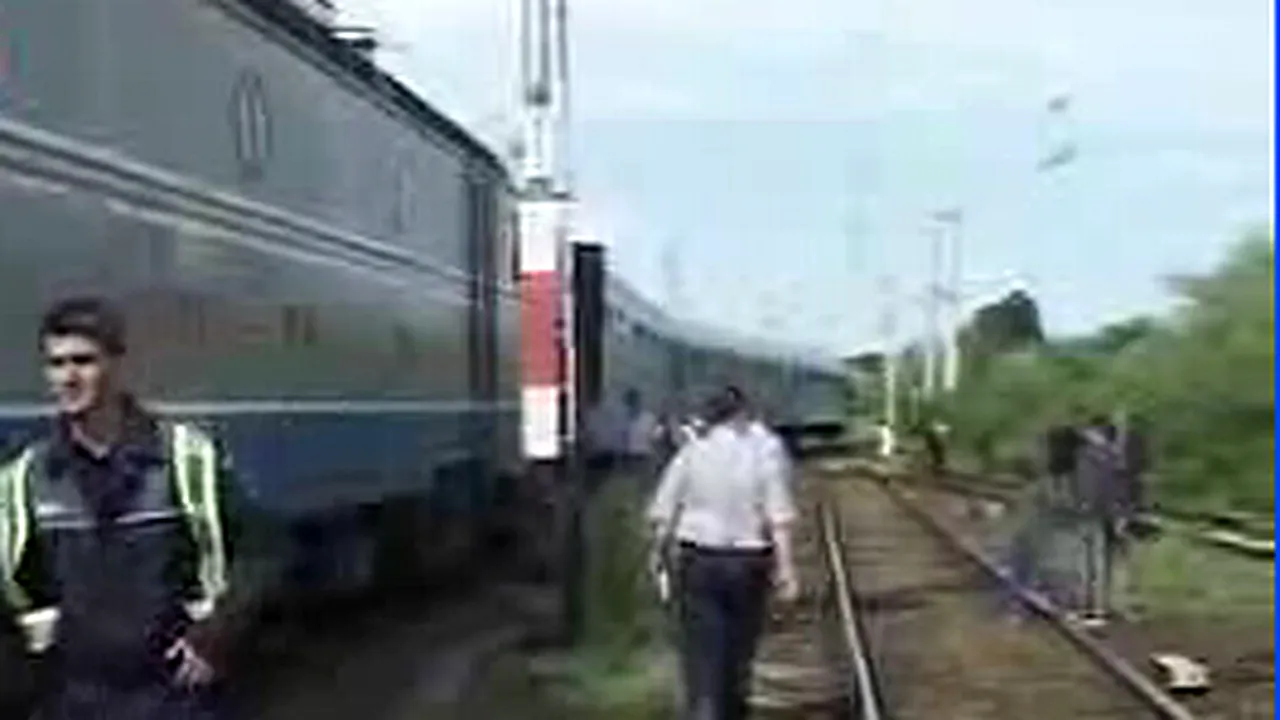 Linia ferată dintre Beclean şi Mogoşeni intrase în reparaţii (Video ProTV)