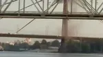 Un pod a fost lovit în Kiev cu drone cu reacție rusești. Traficul a fost oprit în zonă