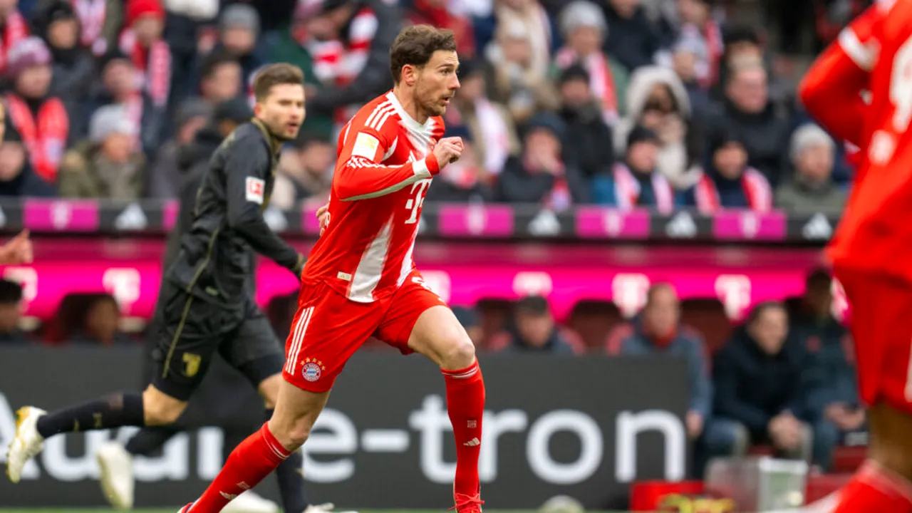 Bayern München anunță despărțirea de mijlocașul Leon Goretzka din vară