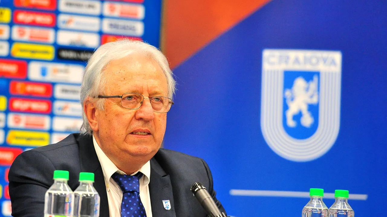 EXCLUSIV Reacţia preşedintelui Universităţii Craiova, după plecarea lui Corneliu Papură: „Viaţa merge înainte. Nu ştim cine va fi următorul antrenor”