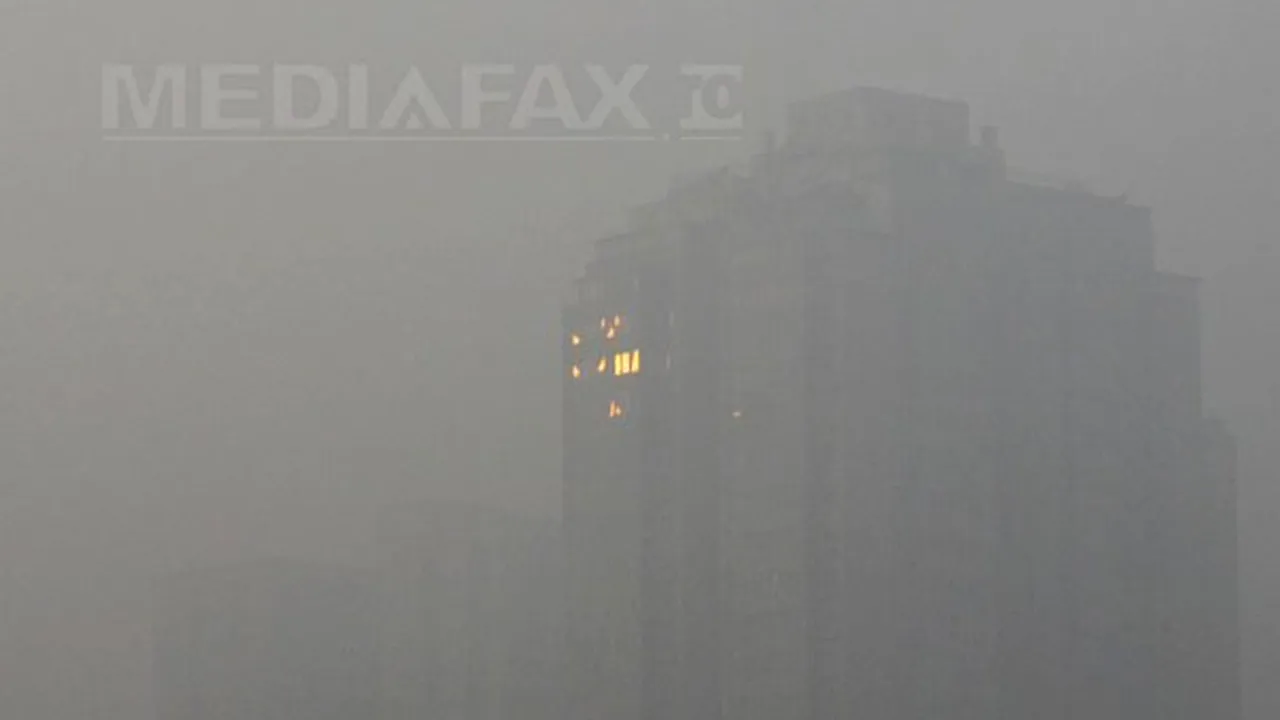Un incendiu din estul Chinei a rămas neobservat aproape trei ore din cauza poluării