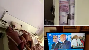 Premierul din Bulgaria îl acuză pe preşedinte că l-a spionat cu o dronă, după ce mai multe fotografii cu el dormind lângă teancuri cu bani au apărut în presă