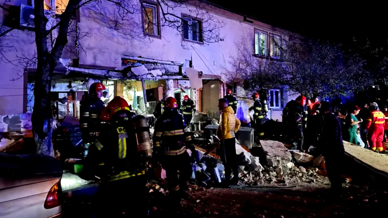 Ce au descoperit specialiștii ISC la blocul afectat de explozie în Buftea