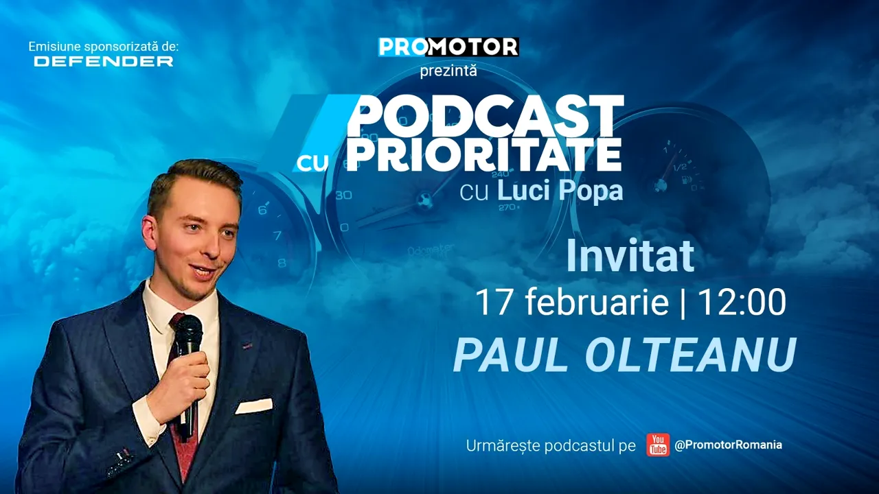 Paul Olteanu explică psihologia şoferilor români în „Podcast cu Prioritate” #64 by ProMotor