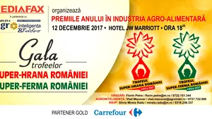 Eveniment Mediafax: Gala Trofeelor Super-Ferma României şi Super-Hrana României
