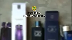 VIDEO Poliţia de frontieră a verificat un TIR turcesc, plin cu parfumuri cu iz ... contrafăcut. Produsele valorau 2.000.000 de euro