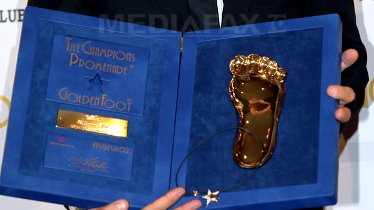 Francesco Totti a primit trofeul Golden Foot. Vezi cine sunt câştigătorii din anii precedenţi
