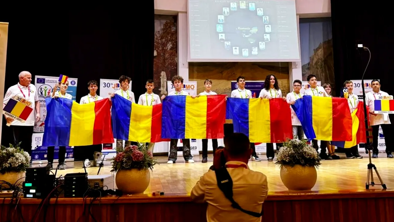 Performanță pentru România! Locul 1 la Olimpiada Balcanică de Matematică pentru juniori