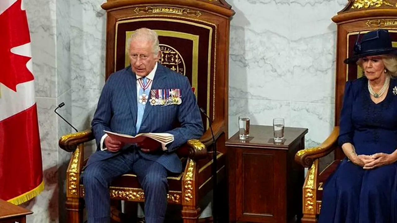 Regele Charles îşi exprimă dragostea pentru Canada „puternică şi liberă” în discursul din Senat