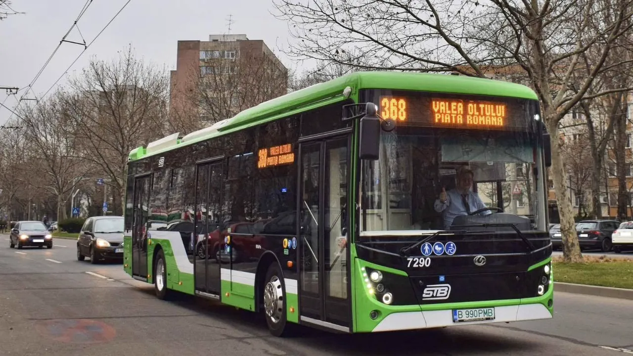 Nicuşor Dan: Şase autobuze electrice circulă pe linia 368