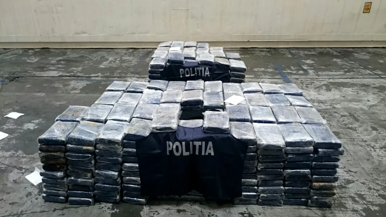 UPDATE Captură record: Peste 2,5 tone de cocaină, găsite de poliţiştii şi procurorii DIICOT, în Portul Constanţa - FOTO/ VIDEO