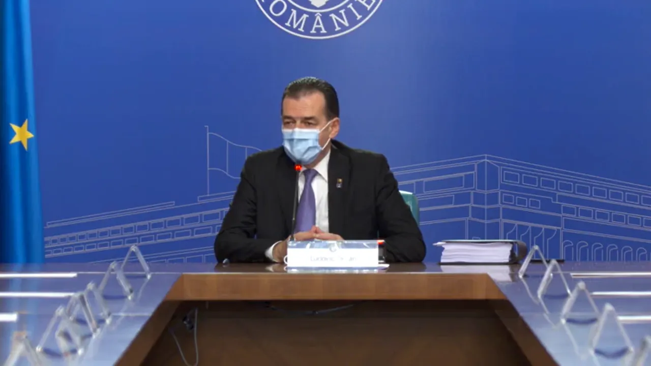 Trend descendent al epidemiei de Covid-19. Orban: Avem cu peste 5.000 de cazuri mai puţine decât săptămâna trecută