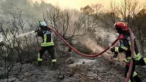 Pompierii români au salvat locuințe și o mănăstire din calea incendiilor de vegetație din Grecia