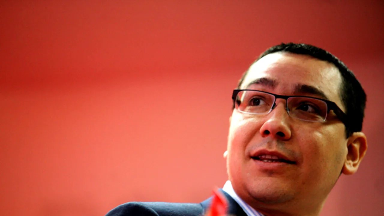 Ponta: Boc şi Anastase sunt precum Dăscălescu şi Suzana Gâdea