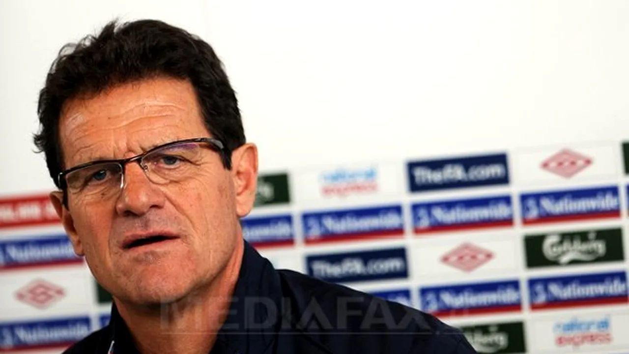 Capello nu pleacă de la naţionala Angliei