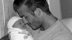 Primele fotografii cu Harper Seven, fetiţa cuplului Beckham - FOTO