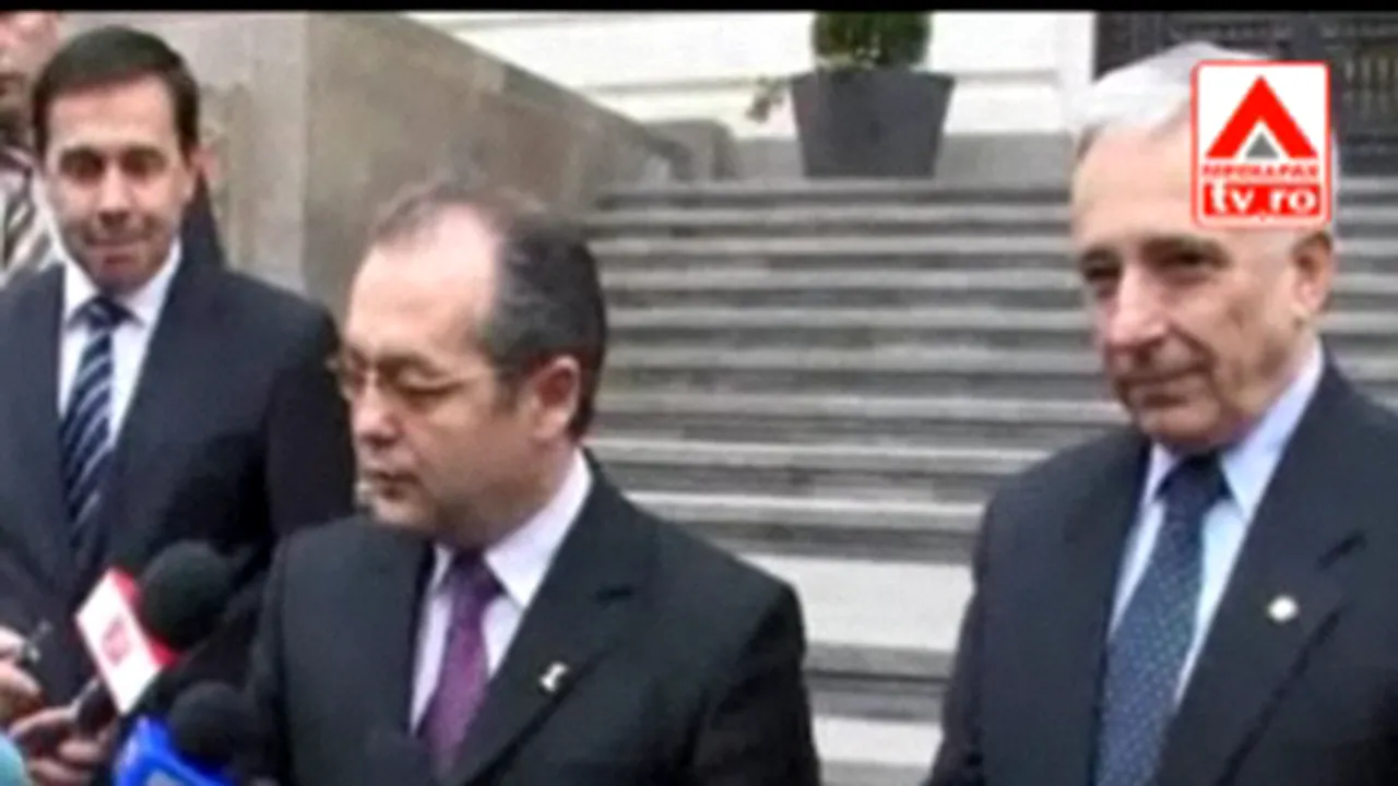 Boc şi Isărescu s-au întâlnit la BNR