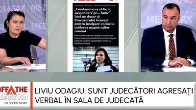 OFF THE RECORD Liviu Odagiu, președinte CSM: „S-a urmărit readucerea controlului complet al politicului asupra Justiției”