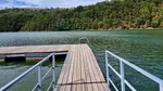 Două persoane, găsite decedate în lacul de acumulare Secu. Pompierii au intervenit cu o barcă și scafandrii
