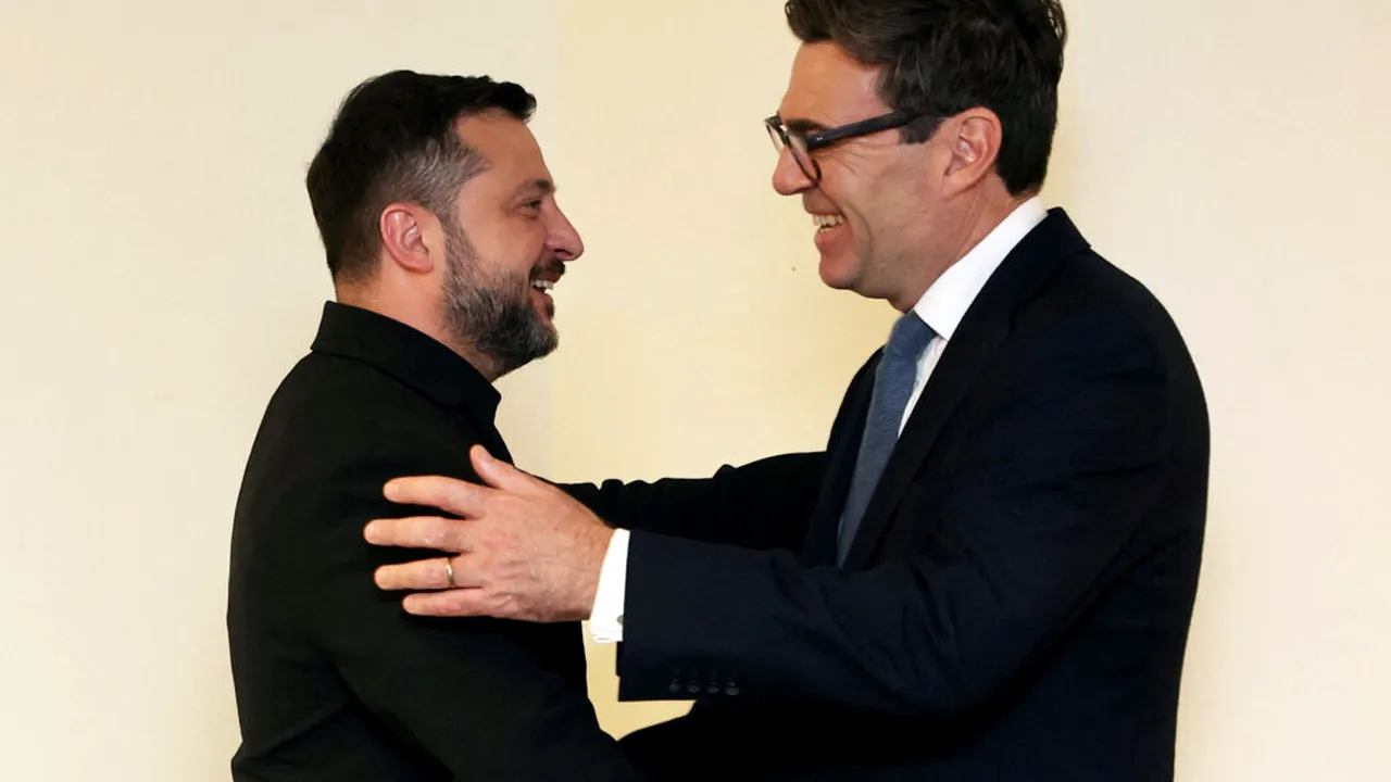 Zelenski, primit de premierul britanic la Londra. Un nou angajament militar pentru Ucraina