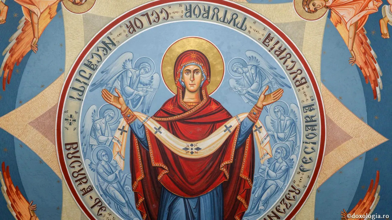 1 Octombrie, calendar ortodox. Acoperământul Maicii Domnului, mare sărbătoare a credincioşilor în prima zi din luna octombrie