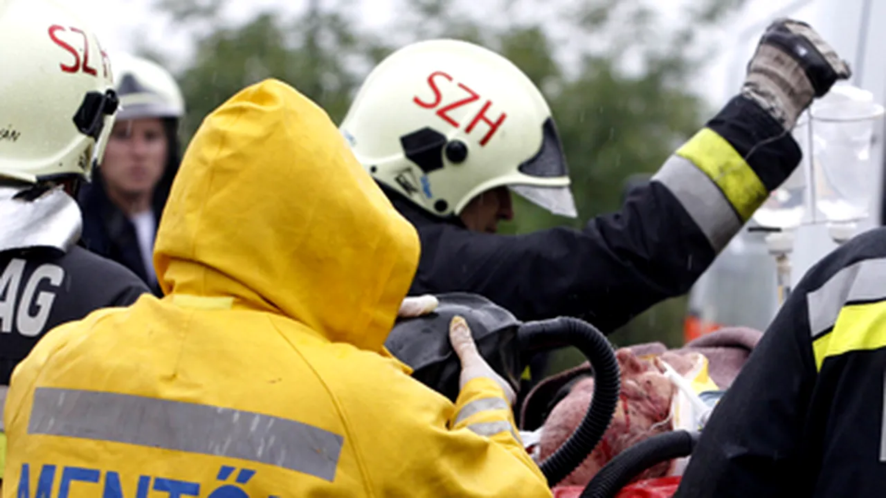 Patru morţi şi 26 de răniţi într-un accident feroviar produs în apropiere de Budapesta