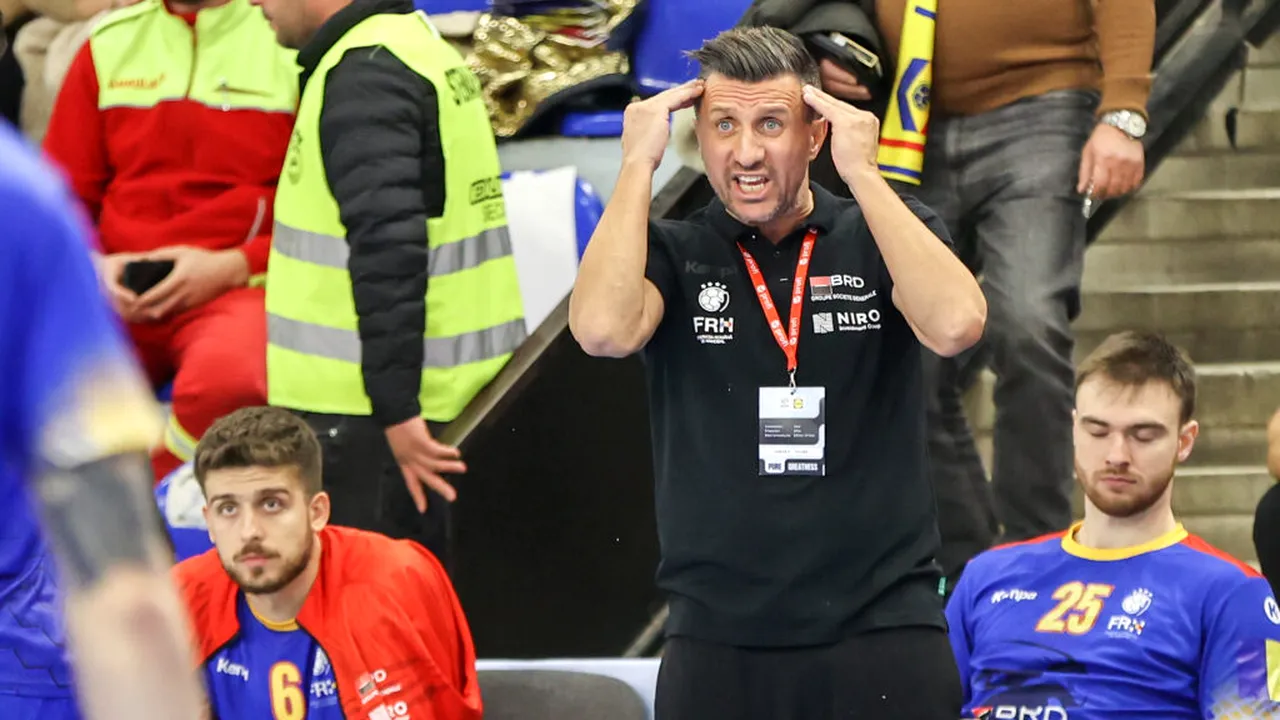 George Buricea, selecționerul României la handbal masculin, după victoria cu Turcia: Băieții au arătat că sunt o echipă, un grup unit