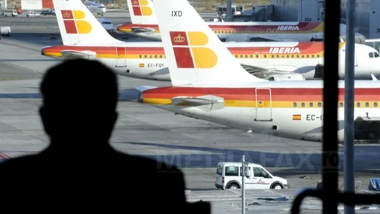 Piloţii şi echipajele companiei Iberia vor organiza o grevă de 24 de zile