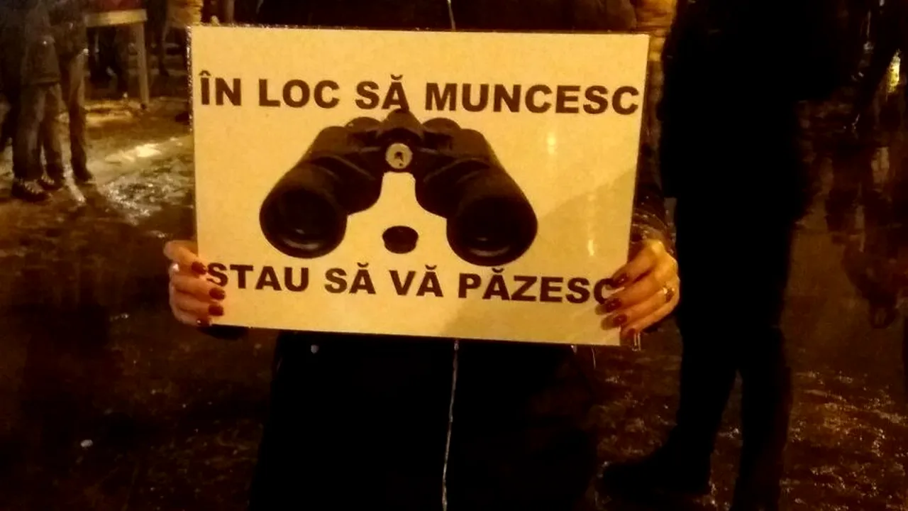Protestul de la Bucureşti, în imagini: 