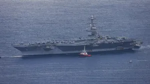 Cel mai mare portavion din lume, USS Gerald Ford, s-a întors în Orientul Mijlociu