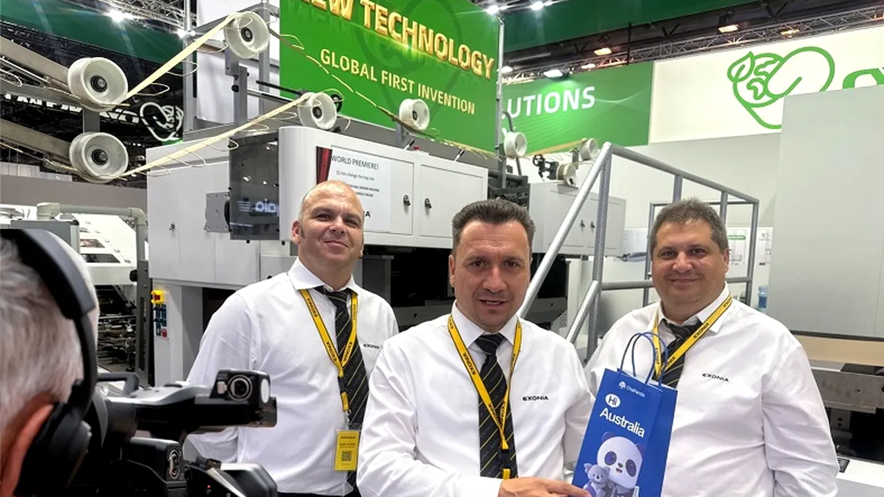 Premiera mondială lansată la Expoziţia DRUPA Germania achiziţionată de România