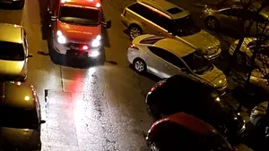 Incendiu la Palatul Justiţiei din Timişoara, 17 persoane au fost evacuate | FOTO