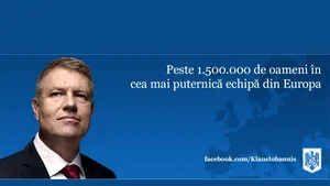 Pagina de Facebook a preşedintelui Iohannis are peste 1.500.000 de like-uri: Este cea mai mare comunitate online, în jurul unui om politic european