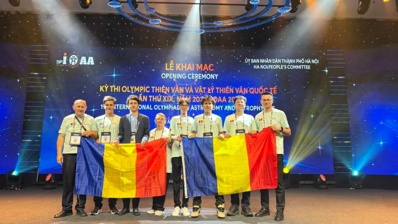 România a obținut trei medalii de aur și două de argint la Olimpiada Internațională de Astronomie și Astrofizică 2026